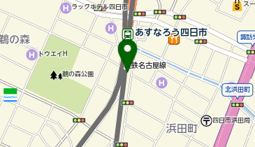 近鉄四日市駅南自転車等駐車場の地図画像