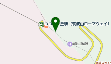 【バイク】筑波山つつじヶ丘駐車場の地図画像