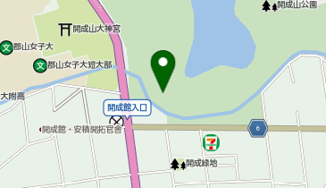 開成山公園 西側自動二輪車駐車場 / 開成山公園西側駐車場の地図画像