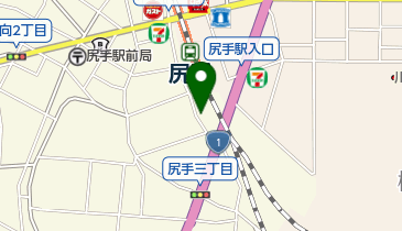 【バイク】(市営駐輪場)尻手駅の地図画像