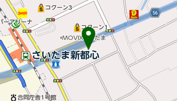 【バイク】さいたま新都心東口自転車駐車場の地図画像