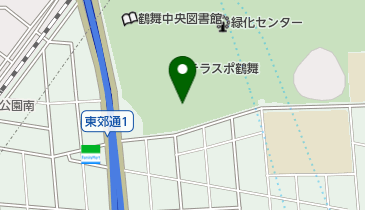 【バイク】鶴舞公園南駐車場の地図画像