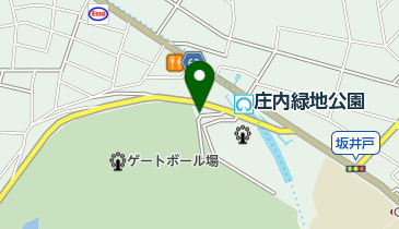 【バイク】庄内緑地公園駐車場の地図画像
