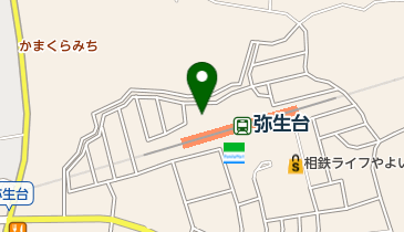 【バイク】(市営駐輪場)弥生台駅北口の地図画像