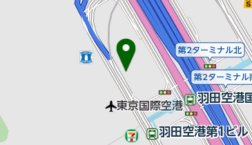【バイク】羽田空港P2駐車場の地図画像
