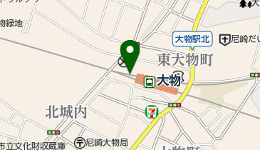 エコステーション21阪神大物(バイク駐車場)の地図画像