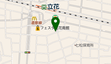 エコステーション21フェスタ立花Bエリア(バイク駐車場)の地図画像