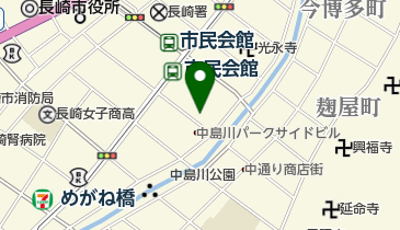 【バイク】市民会館地下駐車場の地図画像