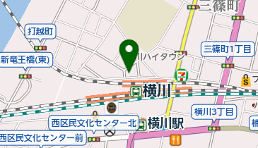 市営横川駅北口A自転車等駐車場の地図画像