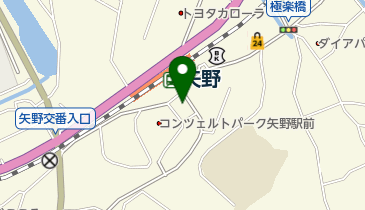市営矢野駅自転車等駐車場の地図画像
