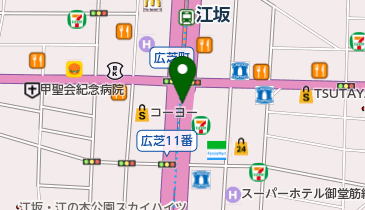 ESAKAフラッツ(バイク駐車場)の地図画像