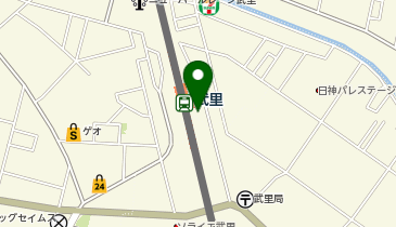 リパーク武里東口の地図画像