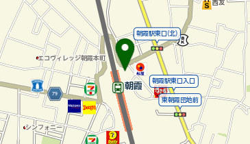 リパーク朝霞の地図画像