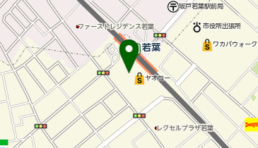 リパーク若葉駅前駐輪場の地図画像