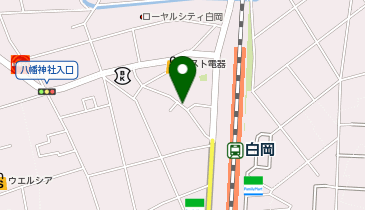 リパーク白岡駅前駐輪場の地図画像