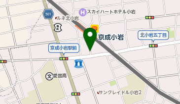 リパーク京成小岩駅前駐輪場の地図画像