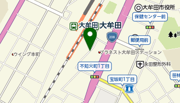 リパークJR大牟田駅前の地図画像