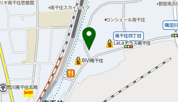 リパークLaLaテラス南千住駐輪場Aエリアの地図画像