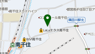 リパークLaLaテラス南千住駐輪場Cエリアの地図画像