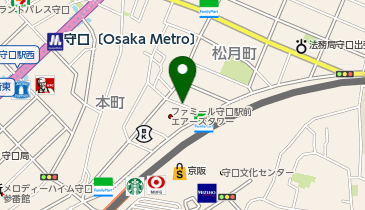 リパーク守口市駅前駐輪場の地図画像