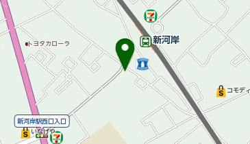 リパーク新河岸駅前第4駐輪場の地図画像