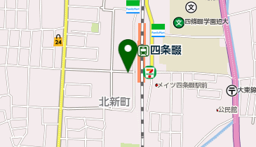 リパーク四条畷駅前駐輪場の地図画像