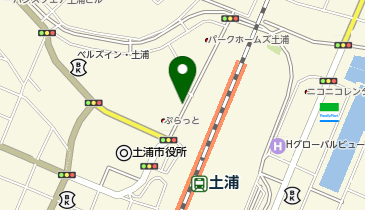 リパーク土浦駅西口駐輪場の地図画像