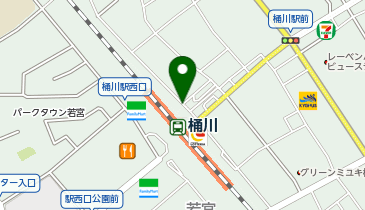 リパーク桶川駅前駐輪場の地図画像