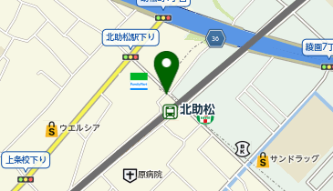 リパーク南海北助松駅前駐輪場の地図画像