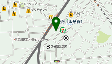 リパーク淡路駅東駐輪場の地図画像