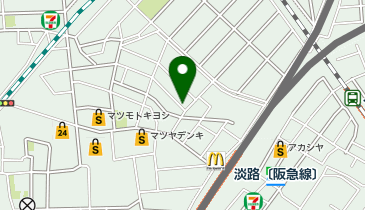 リパーク東淀川淡路4丁目第2駐輪場の地図画像
