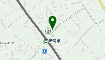 リパーク新河岸駅東口駐輪場の地図画像