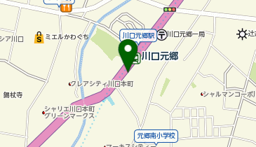 リパーク川口元郷駅前駐輪場の地図画像