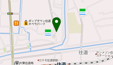リパーク住道駅前駐輪場の地図画像