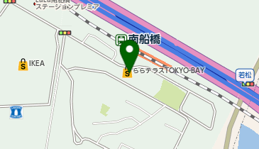 リパークららテラスTOKYO-BAY駐輪場Bの地図画像