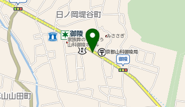 リパークスギ薬局御陵店駐輪場の地図画像