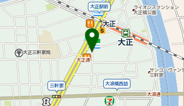 リパーク大正駅前駐輪場の地図画像
