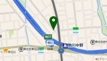 リパーク駒川中野駅北駐輪場の地図画像