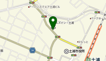 リパーク常陽土浦駅西口駐輪場の地図画像