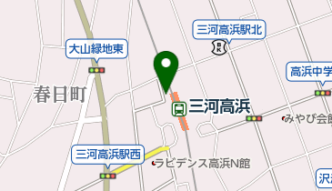 名鉄協商三河高浜の地図画像