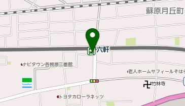 名鉄協商六軒駐輪の地図画像