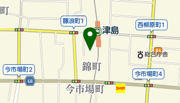 名鉄協商津島駐輪の地図画像