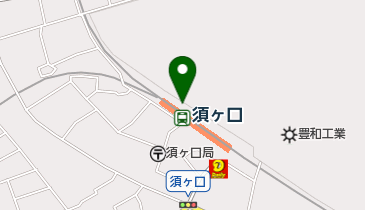 名鉄協商須ケ口駐輪北の地図画像