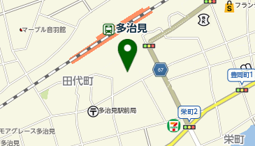 名鉄協商多治見駅南立体駐車場 駐輪ロックの地図画像