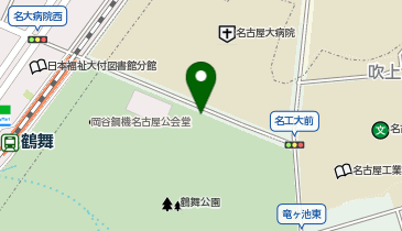 名鉄協商鶴舞公園秋の池バイクの地図画像