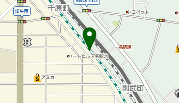 名鉄協商バイクガレージ則武の地図画像