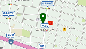 名鉄協商メイクス浅間町駐輪場の地図画像