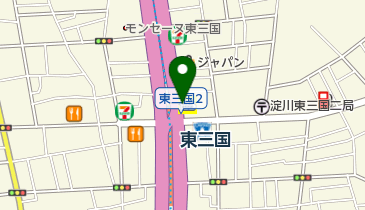 名鉄協商東三国駅前駐輪場の地図画像