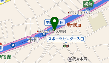 名鉄協商渋谷第13本町1丁目交差点バイクの地図画像