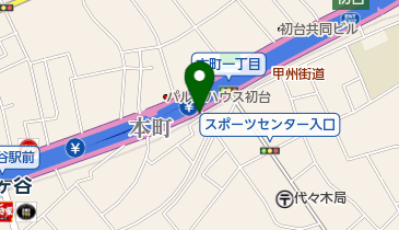 名鉄協商渋谷第14西原1丁目公園バイクの地図画像